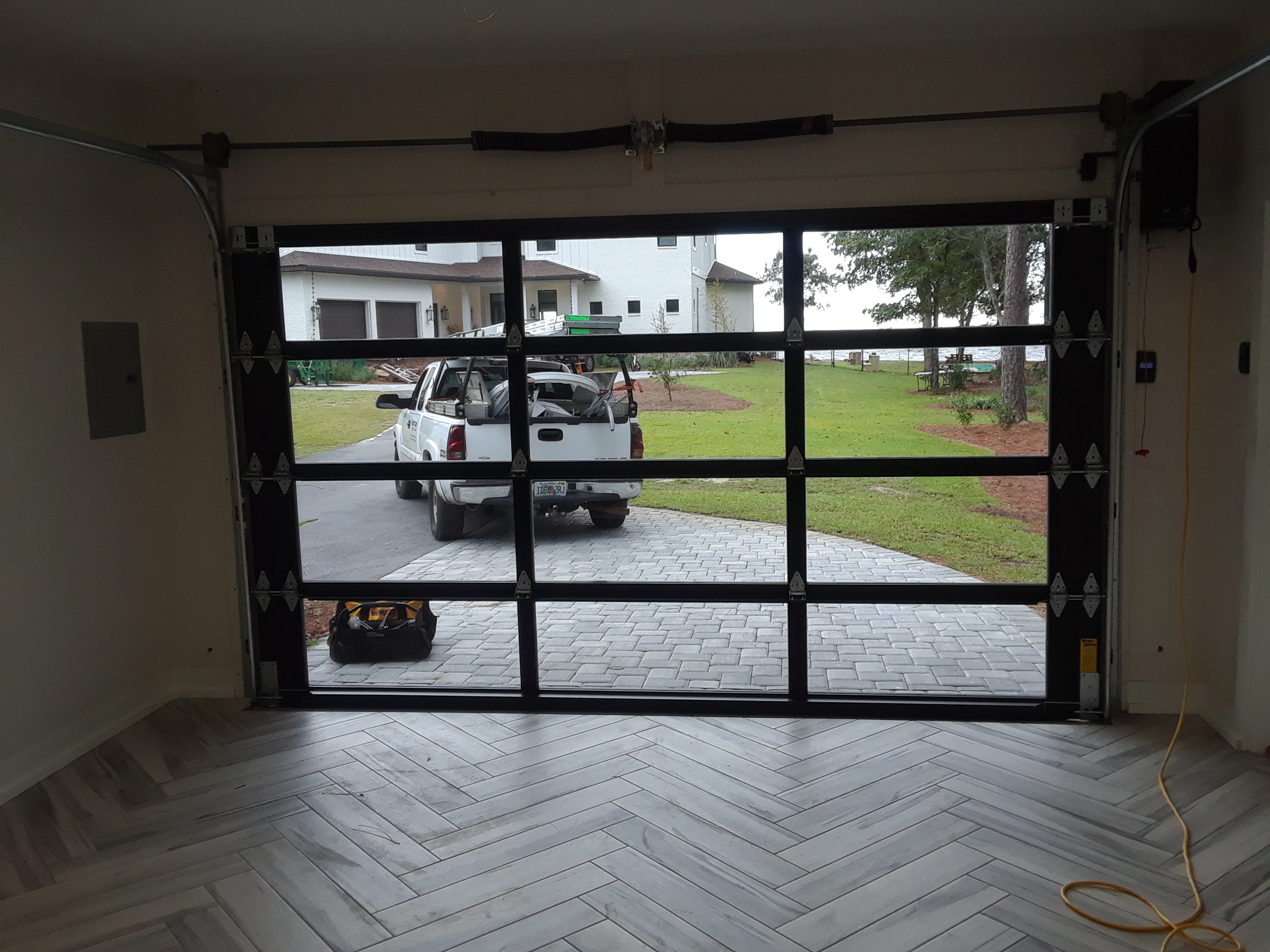 Glass residential shed door 3